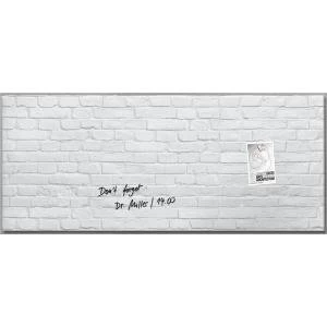 Image of Sigel Artverum Magnetic Glass Board 1300mm x 550mm with Fixings White