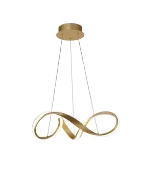 Image of Small Ceiling Pendant, 1 x 30W LED, 3000K, 1800lm, Sand Gold