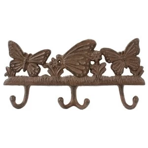 Image of Robert Dyas My Botanical Garden Cast Iron Butterfly Hanger