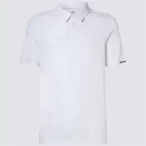 Image of Oakley Aero Ellipse Polo Shirt Mens - White