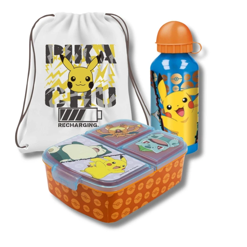 Image of Pokemon Lunch Set - Pokemon (98863) Lunch Boxes 98863 Blue 38274618000