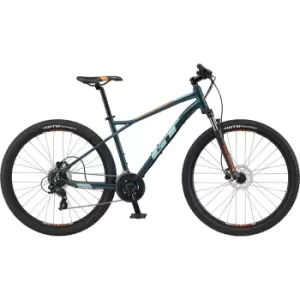 Image of 2021 GT Aggressor Expert Hardtail Mountain Bike in Slate