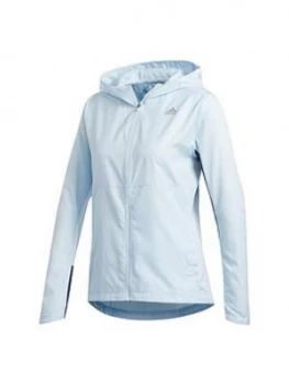 Image of adidas Own The Run Jacket - Blue, Size L, Women