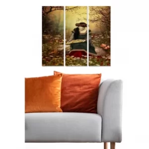 Image of MDF2388575 Multicolor Decorative MDF Painting (3 Pieces)