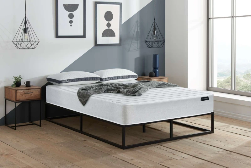 Image of Birlea Double Mattress Memory Foam Birlea SleepSoul Comfort 135cm 4FT6 Pocket Sprung in White White Double Unisex 5056206650254