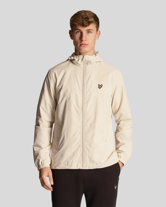 Image of Lyle and Scott Zip Through Jacket - Beige Beige M