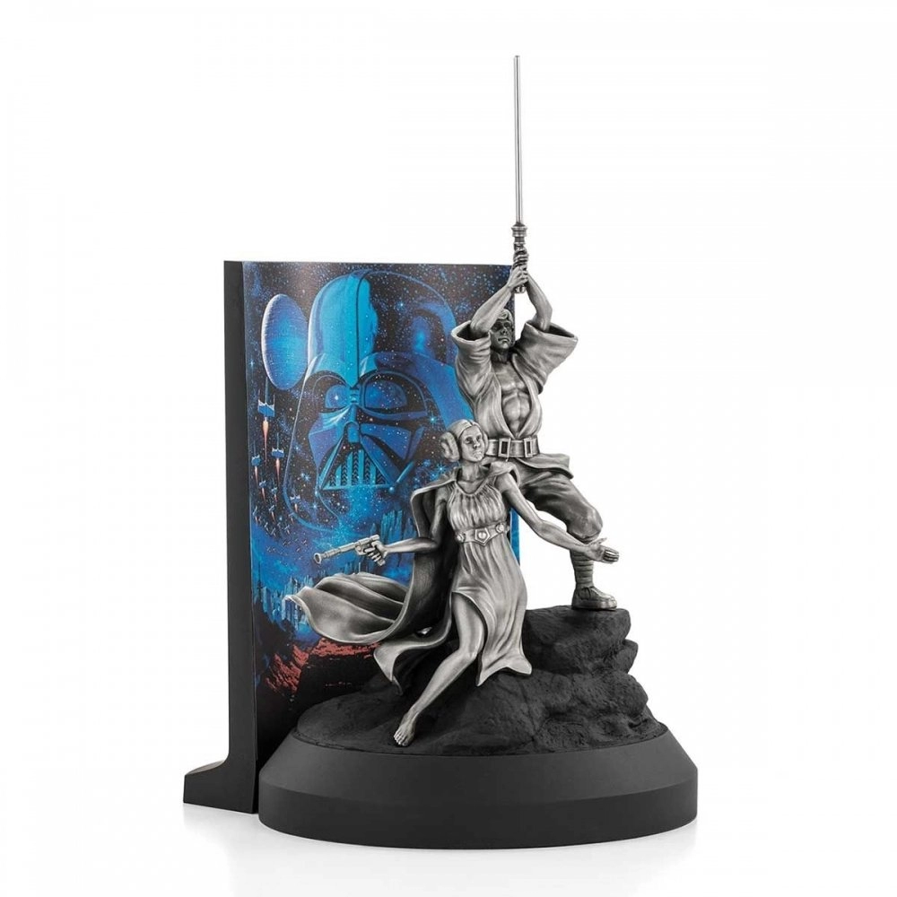 Image of Star Wars By Royal Selangor 0179026E Limited Edition Gilt A New Hope D Colour - Black