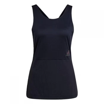 Image of adidas AEROREADY You for You Rib Tank Top Womens - Legend Ink