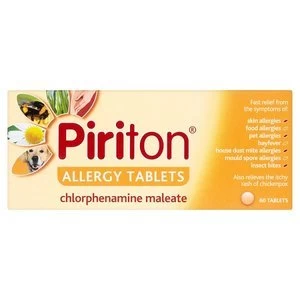 Image of Piriton Allergy Chlorphenamine Tablets 60s