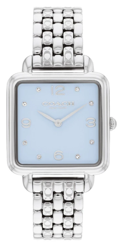 Image of Coach 14504494 Cass (28mm) Light Blue Dial / Stainless Steel Watch