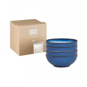 Image of Blue Haze 4 Piece Coupe Cereal Bowl Set