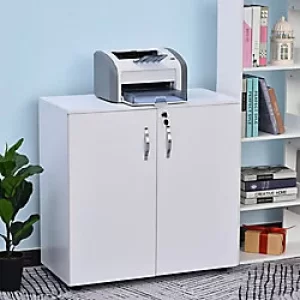 Image of Vinsetto File Cabinet 924-018WT 800 mm 800 mm 0 White