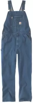 Image of Carhartt Loose Fit Denim Bib Overall, blue, Size 30, blue, Size 30