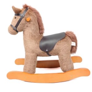 Image of Charles Bentley Wooden Rocking Horse Toy