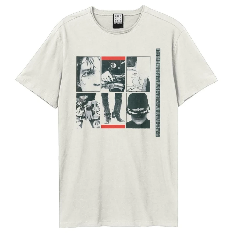 Image of Amplified Amplified Men Kick INXS T-Shirt in White Size: 3X-Large White XXXL Male 5063806407645