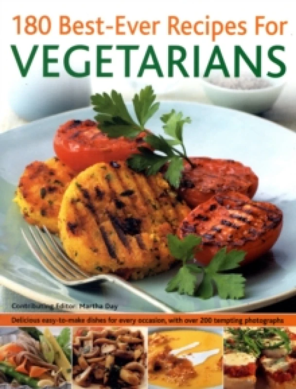 Image of 180 Best-ever Recipes for Vegetarians Paperback / softback