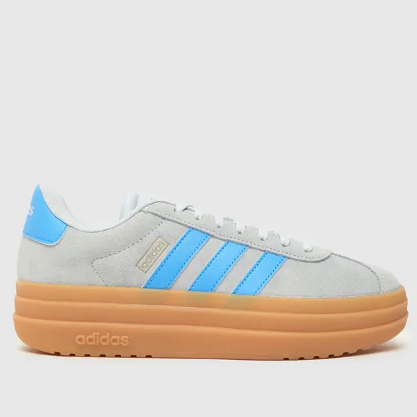 Image of adidas vl court bold trainers in blue multi Blue Multi UK 7 (EU 40?)