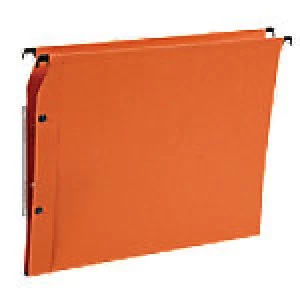 Image of Esselte Lateral Suspension File Dual Lateral A4 Orange Manila 25 Pieces