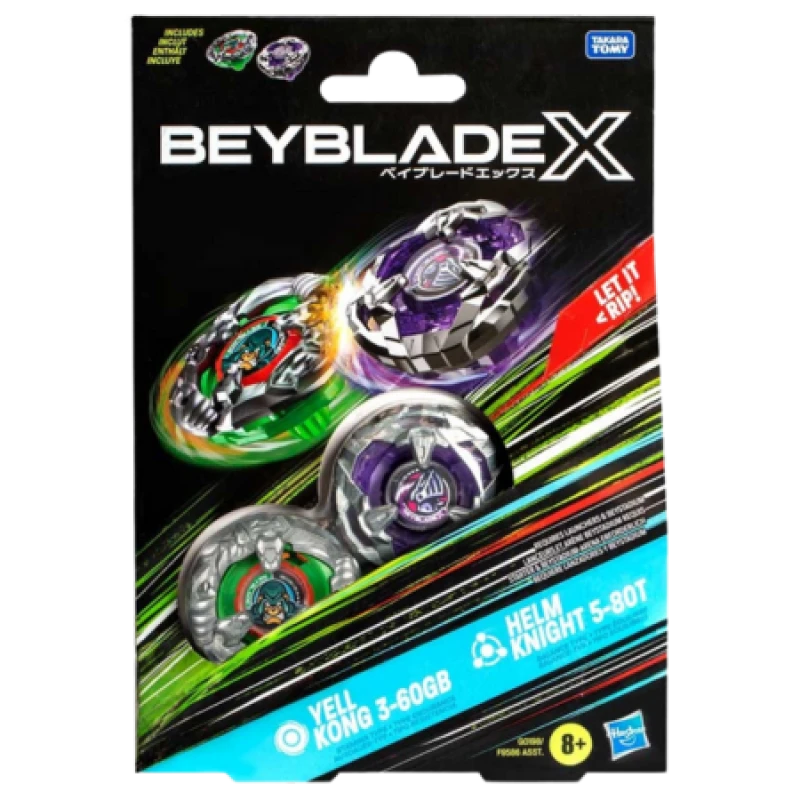 Image of Hasbro Beyblade X Yell Kong 3-60GB a 2 Pcs HASBRO-G0198