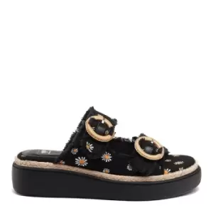 Image of Rocket Dog Favor Daisy Black Platform Sandals