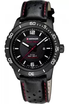 Image of Mens Wenger Roadster Black Night Watch 010851123