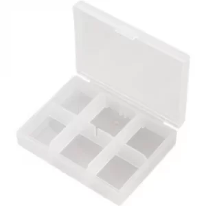 Image of TRU COMPONENTS PP06-01 Assortment box (L x W x H) 84 x 63 x 20 mm No. of compartments: 6 variable compartments