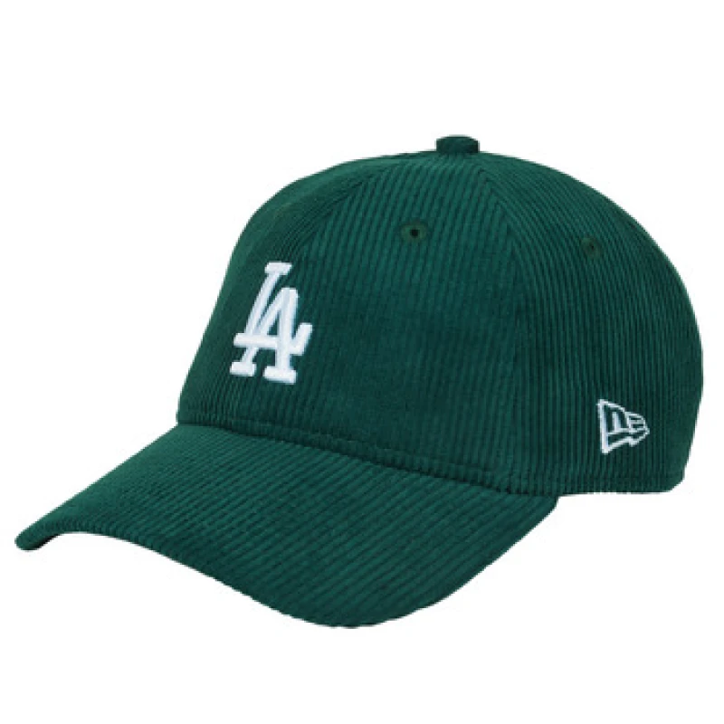 Image of New-Era CORD 9TWENTY LOS ANGELES DODGERS DKG mens Cap in Green