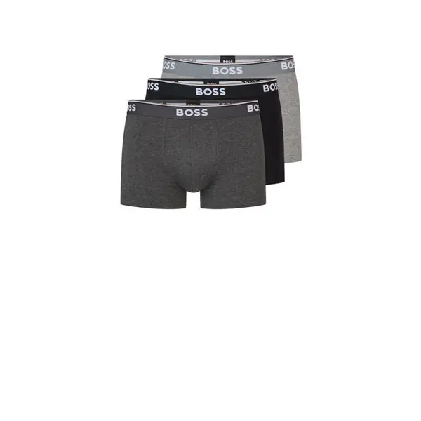 Image of Boss Bodywear 3 Pack Power Boxer Shorts - Grey 2XL