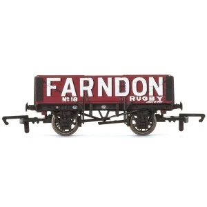 Image of Hornby 5 Plank Wagon Farndon 18 Era 3 Model Train