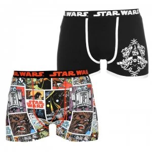 Image of Character 2 Pack Boxers Mens - Star Wars