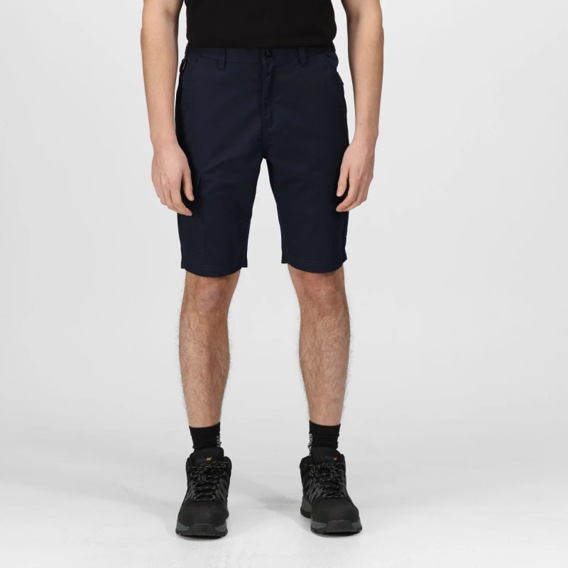 Image of Regatta Regatta Men 'Pro' Cargo Shorts in Dark Navy Size: 42R Dark Navy 42R Male 5057538510919