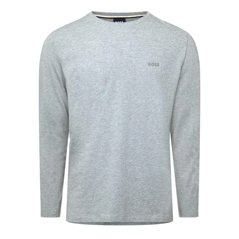 Image of Boss Pete G Long Sleeve T-Shirt Grey male M