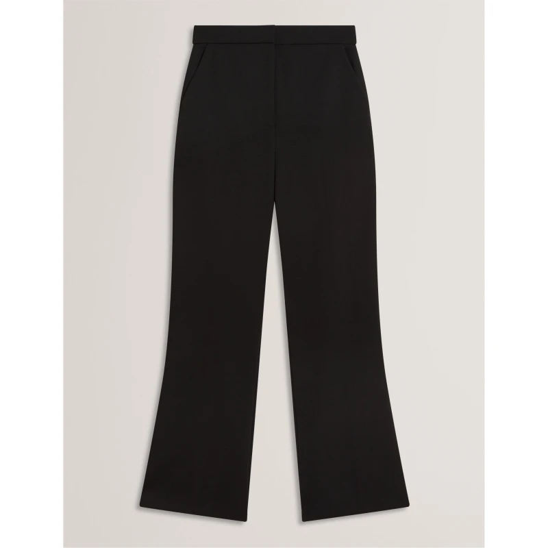 Image of Ted Baker Womens Flared Trousers Black female 8 (XS)