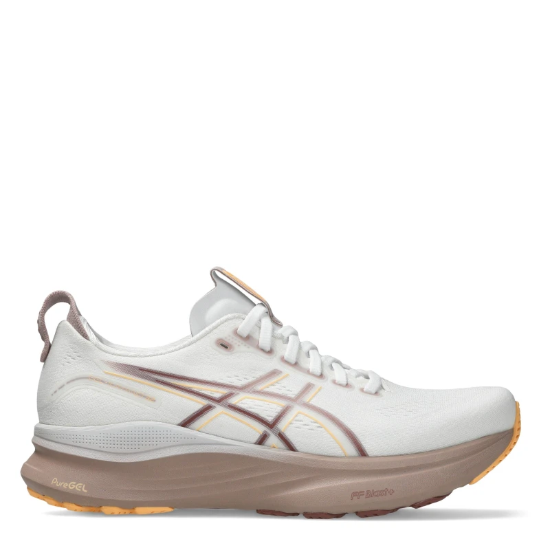 Image of Asics Gel-Kayano 32 Womens Running Shoes White/Mauve female 4 (37)