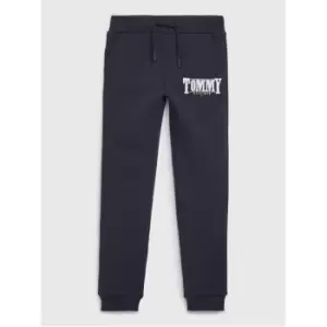 Image of Tommy Hilfiger Tommy Sateen Logo Sweatpants - Blue