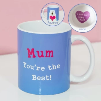 Image of For Your Eyes Only Hidden Message Mug - Love You Beary Much