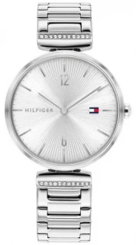 Image of Tommy Hilfiger Womens Aria Stainless Steel Silver Watch