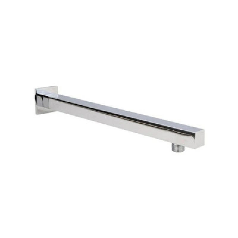 Image of Balterley Square Wall Mount Shower Arm Chrome 360mm Silver