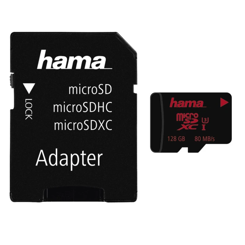 Image of Hama Hama microSDXC 128GB UHS-I Class 3 00181000