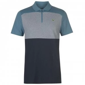 Image of Lacoste Sport Zip Neck Polo Shirt - Neottia