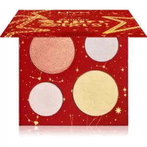Image of NYX Professional Makeup Gimme SuperStars! Highlighter Quad Palette Highlighter Palette