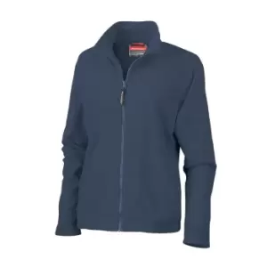 Image of Result Ladies/Womens La FemmeA High Grade Microfleece Jacket (490 GSM) (2XL) (Navy Blue)