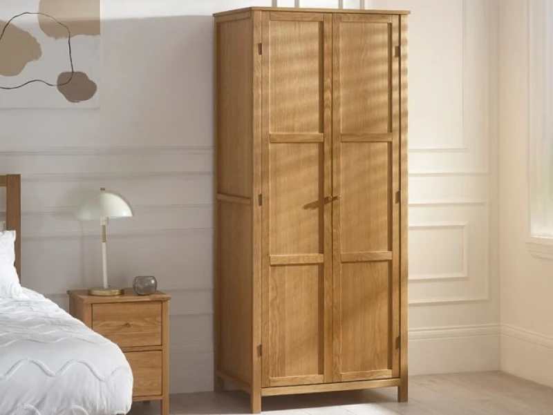 Image of Julian Bowen Coxmoor Oak 2 Door Wardrobe