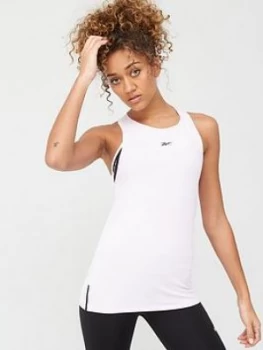 Image of Reebok Tech Style Athletic Tank Top - Pink, Size L, Women