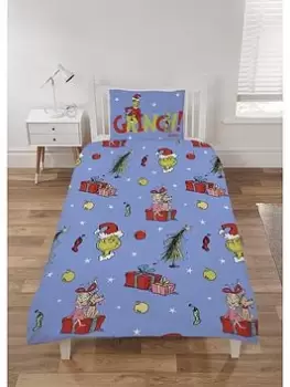 Image of The Grinch The Grinch Christmas Reversibile Duvet Set Sb