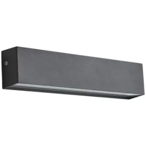 Image of Zinc LED Downlight 9W CANNES 4000K Cool White Anthracite Grey 408lm Exterior Light