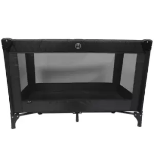 Image of My Babiie Black Quilted Travel Cot