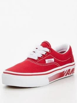 Image of Vans Era Racers Edge Childrens Trainer - Red/White, Size 2
