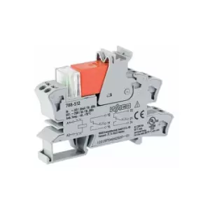 Image of WAGO 788-512 24VAC 8A DPDT-CO DIN Rail Mountable Relay Module