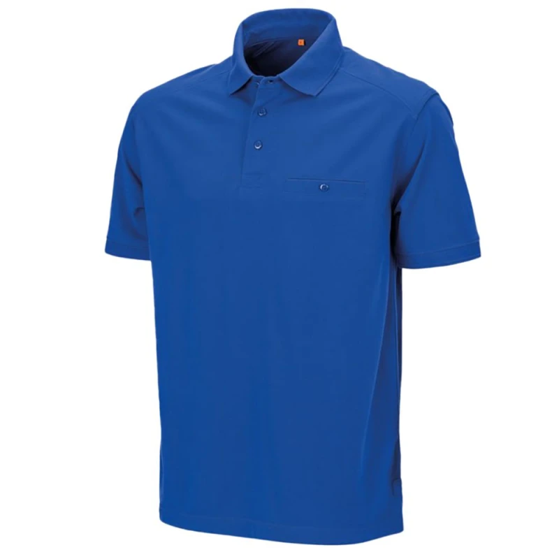 Image of Result Result Men Work-Guard Apex Short Sleeve Polo Shirt in Royal Size: Small Royal S Male 5057520300290